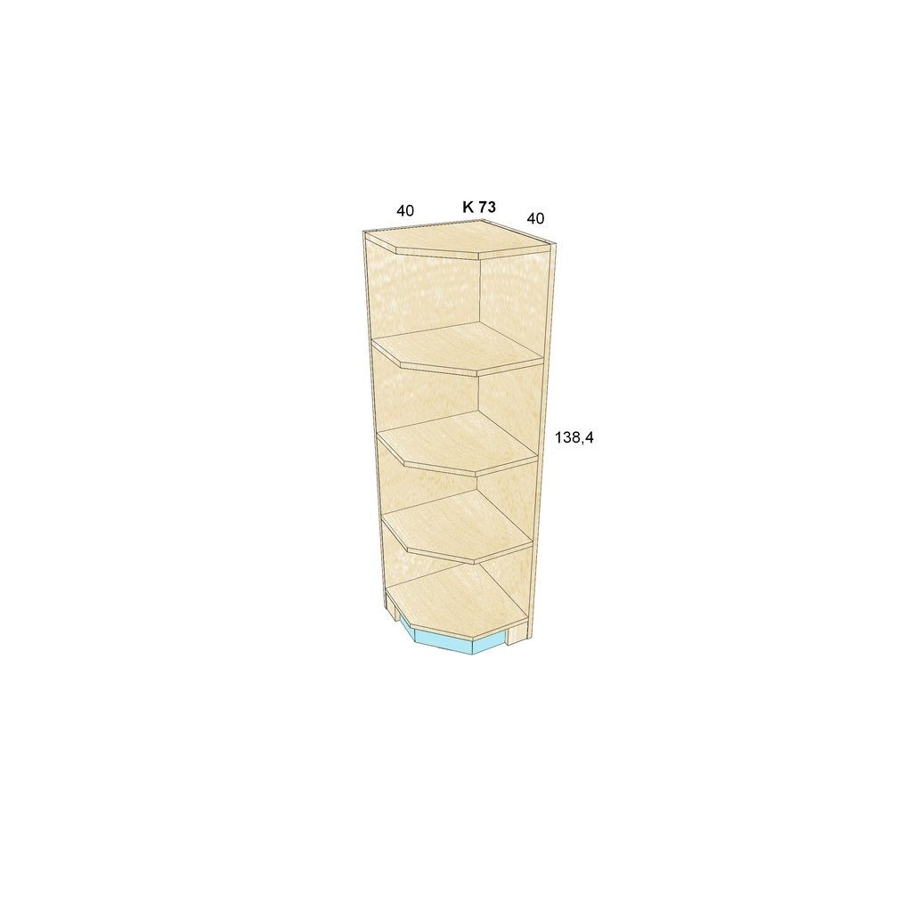 Rohový regál BOŘEK K 73