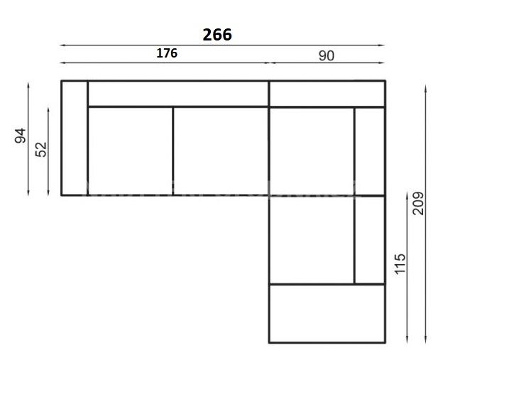 Kožená sedací souprava BALTIKA 3