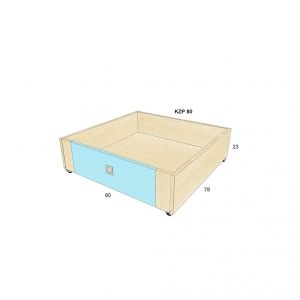 Zásuvka pod postel BOŘEK KZP 80