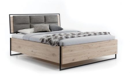 Manželská postel GLAS LOOFT